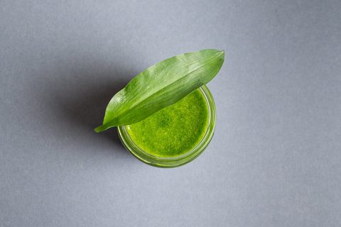 Bärlauchöl im Glas