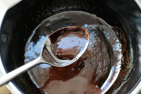 Fertig zubereitete Balsamico reduktion
