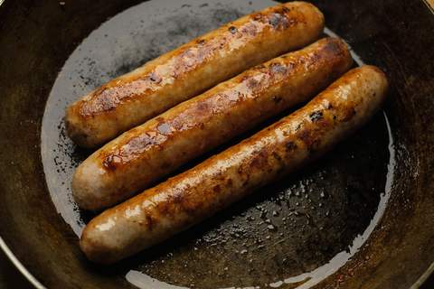 Bratwurst Nahaufnahme