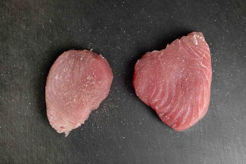 Gewürzte Thunfischfilets
