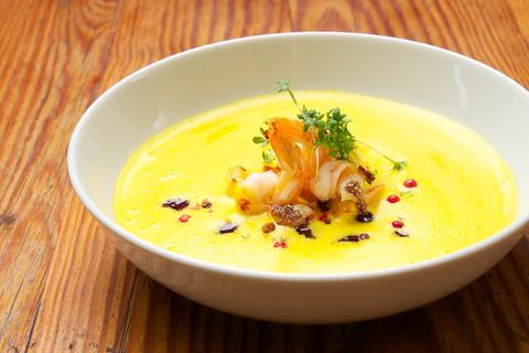 Kürbis-Suppe mit Ingwer
