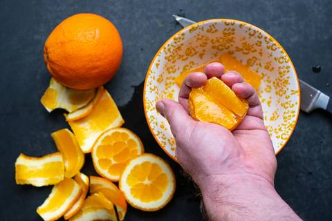 Orange ohne Filet