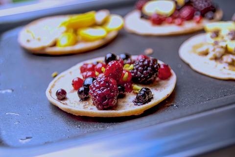Amerikanische Pancakes, dicker und fluffiger gemacht