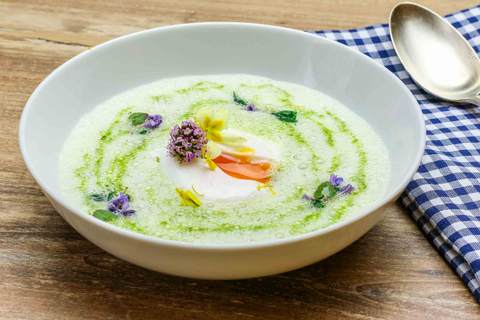 Spinatsuppe