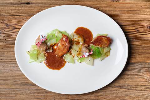 Wachteln auf Bayrisch Kraut